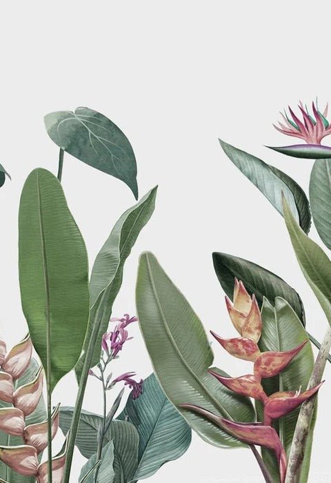 Panoramic wallpaper Tropical vegetation