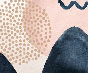 Panoramic blush wallpaper