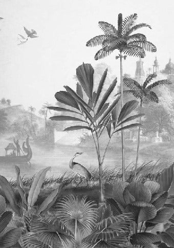 Papier peint panoramique ombres sauvages, XXL, tendance