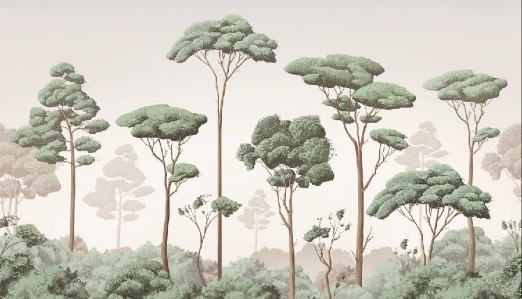 Light Breeze Pine Forest Wallpaper