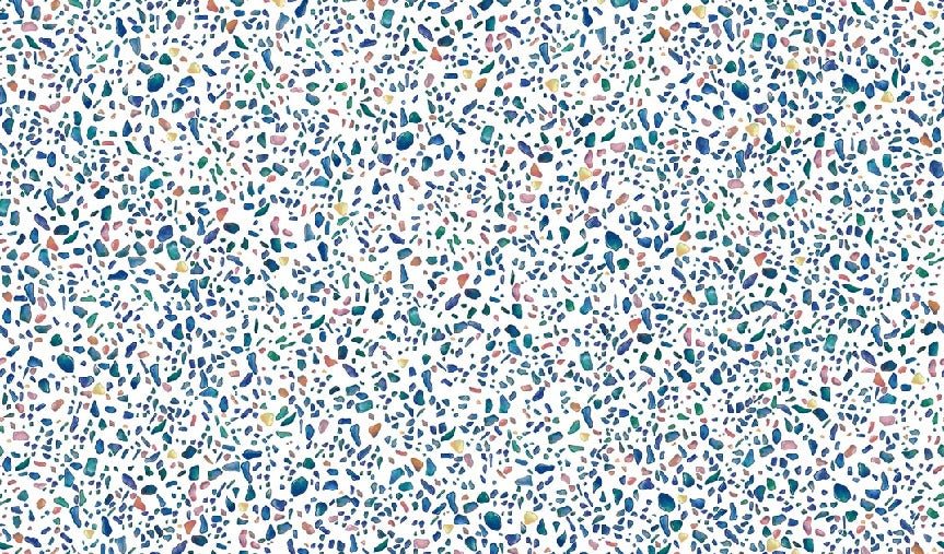 Condensed terrazzo wallpaper