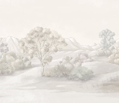 Poetic sepia landscape wallpaper