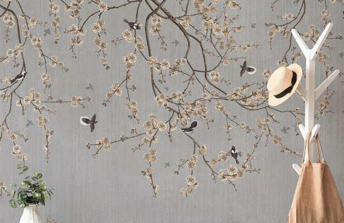 Flowering branches wallpaper