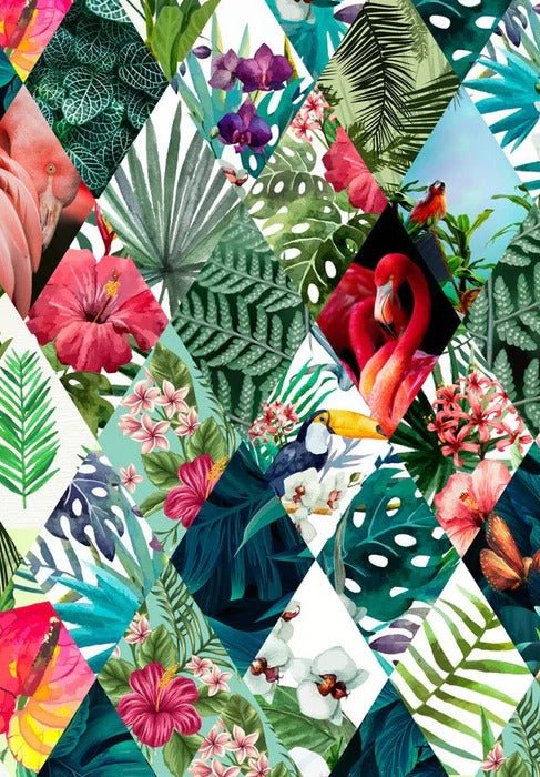 Jungle Mosaic wallpaper