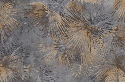 Panoramic palm vintage wallpaper