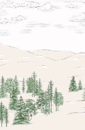 Cimes sketch wallpaper green