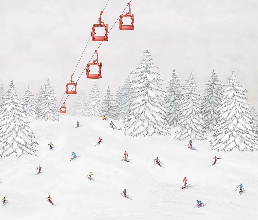 Colorful gondola wallpaper