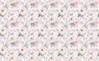 Tendre Aquarelle flower wallpaper