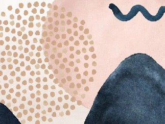 Blush panoramic wallpaper