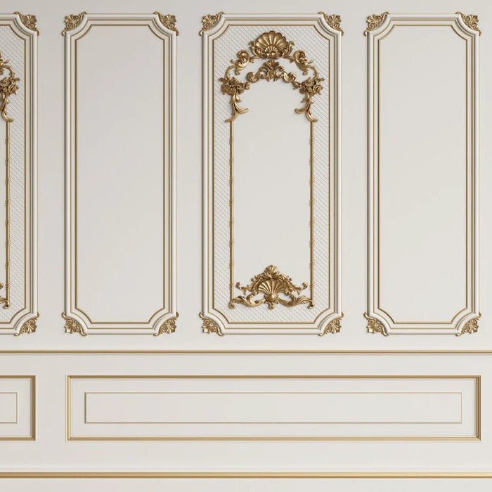 Trompe l'oeil wallpaper Haussmanien Paris