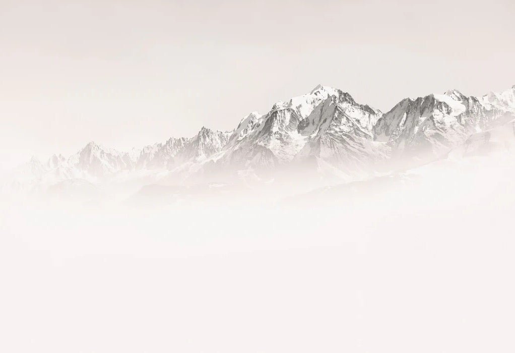 Misty morning wallpaper Mont Blanc