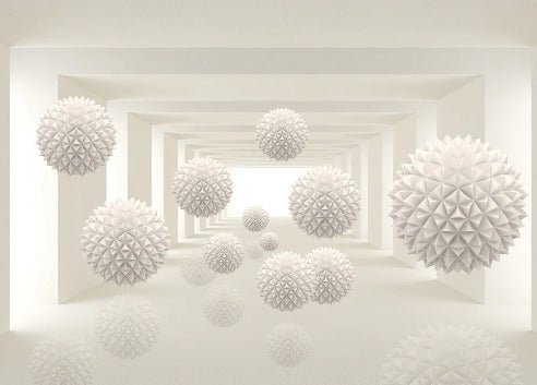 Wallpaper bistro trompe l'oeil modern design