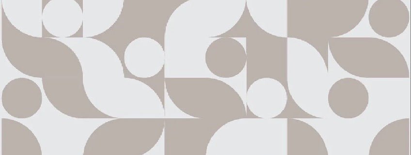 Modern wallpaper shape greige