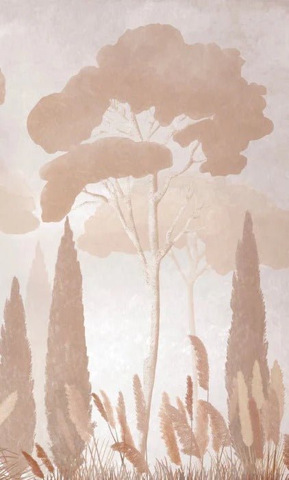 Sepia cypress pine wallpaper