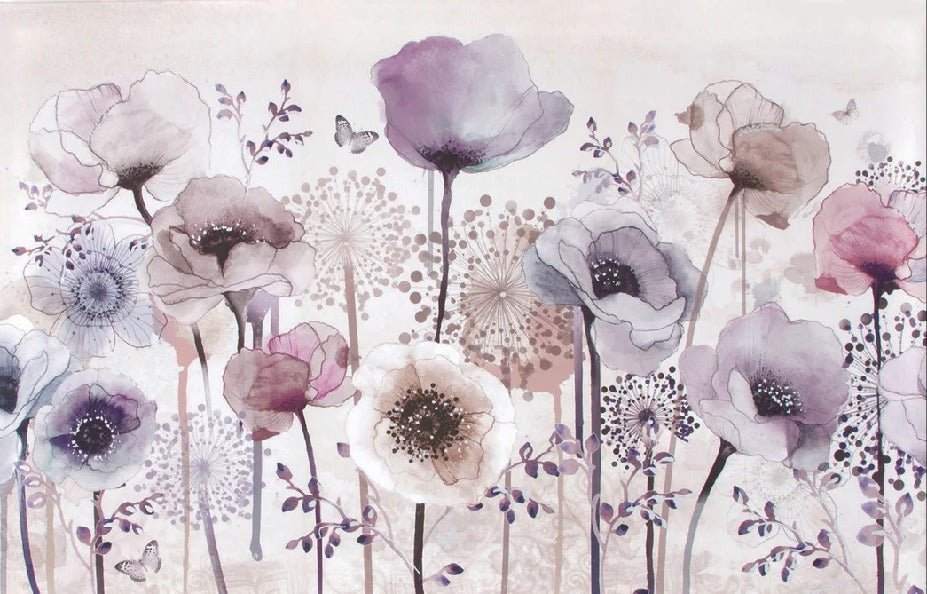 Papier peint Fleur Parme, XXL, tendance