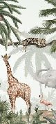 Children's wallpaper peaceful jungle