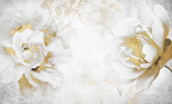 Fleur Or toilet wallpaper