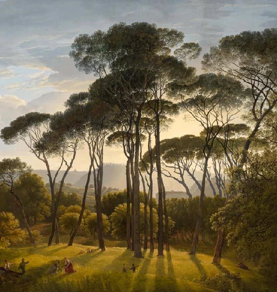 Italian historical landscape wallpaper