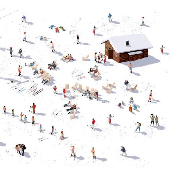 Après ski panoramic wallpaper