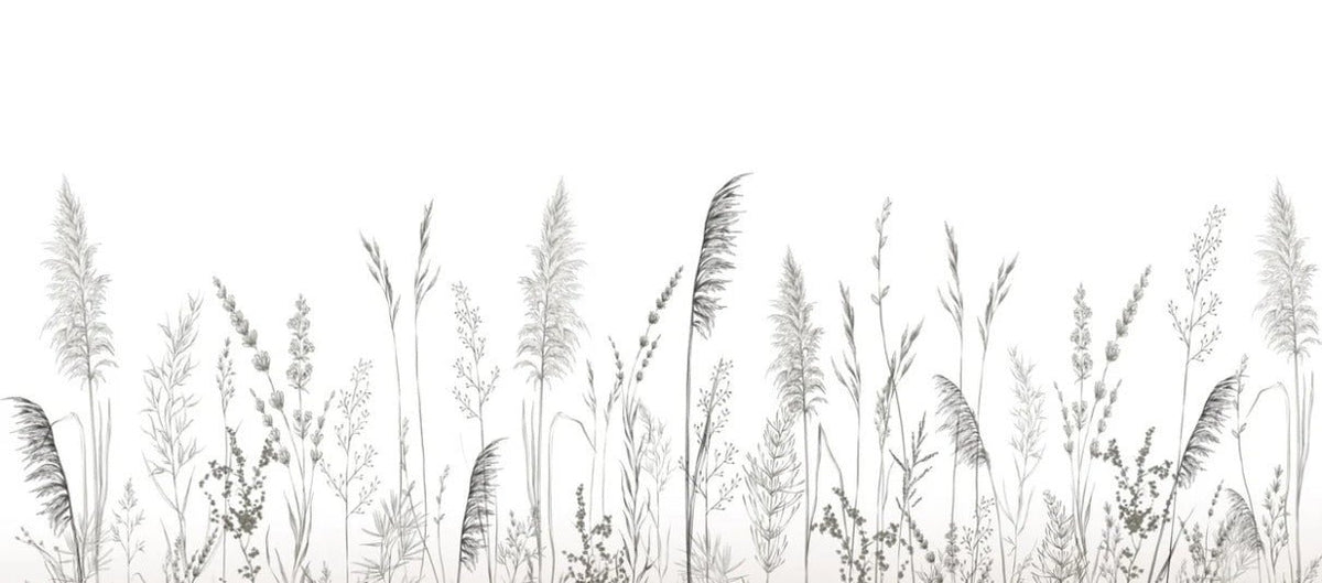 Poetic pampas wallpaper