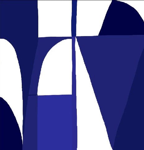 Memphis blue wallpaper