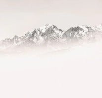 Misty morning wallpaper Mont Blanc