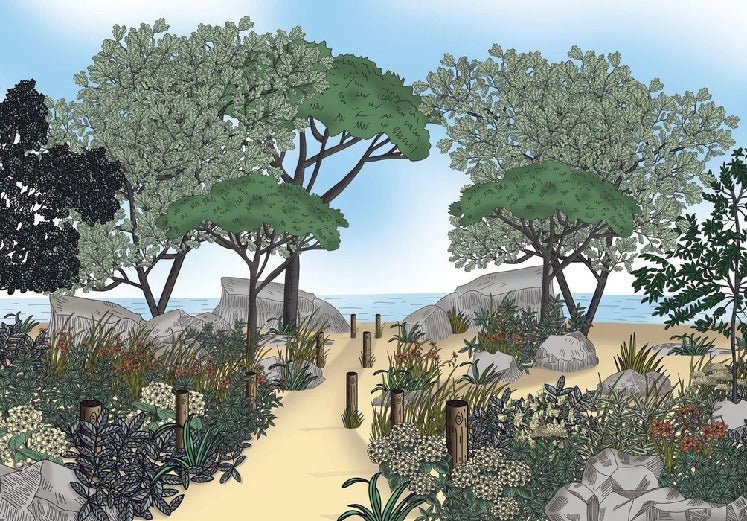 Landscape wallpaper France seaside