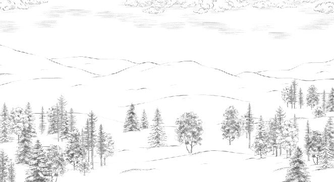 Cimes sketch mountain wallpaper