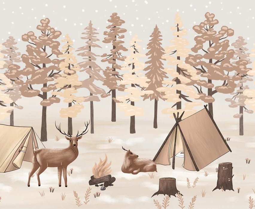 Scandinavian children's wallpaper Swedish fairyland