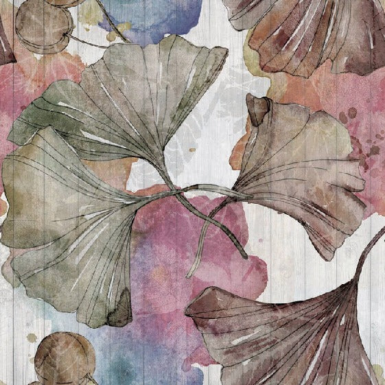 Ginkgo Japan Zen panoramic wallpaper