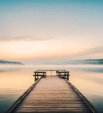 Photo wallpaper lake view