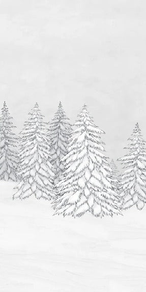 Black & white gondola mountain wallpaper