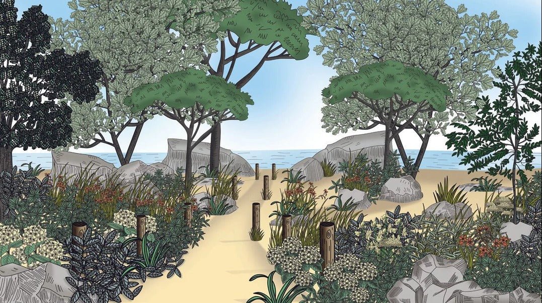 Landscape wallpaper France seaside