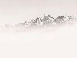 Misty morning wallpaper Mont Blanc