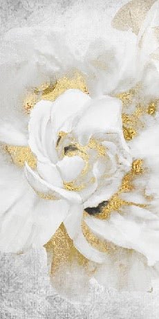 Fleur Or toilet wallpaper