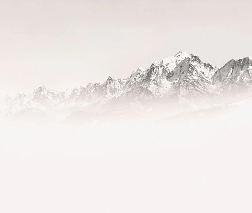 Misty morning wallpaper Mont Blanc