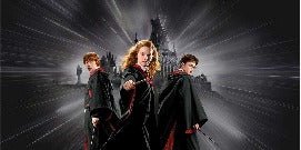 Papier peint panoramique Harry Potter Poudlard dark, XXL, tendance