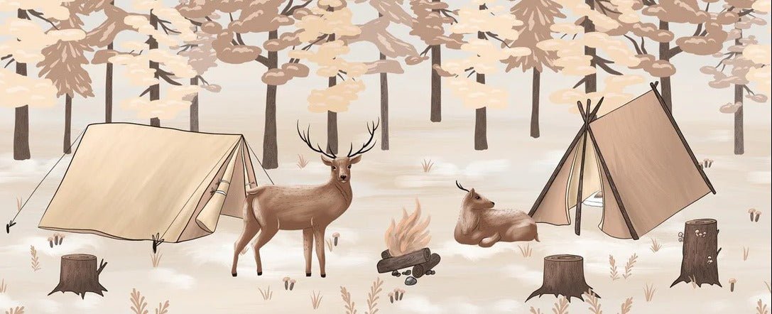 Scandinavian children's wallpaper Swedish fairyland