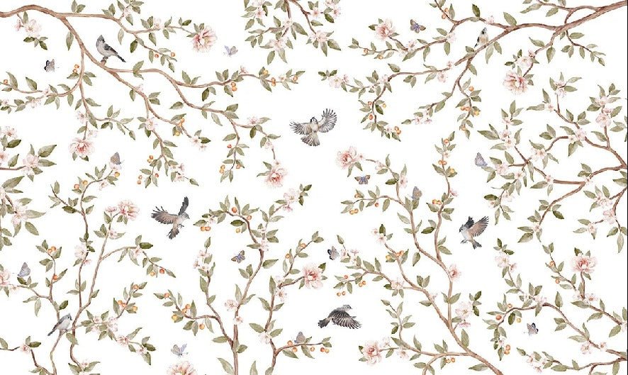 Children's bedroom wallpaper