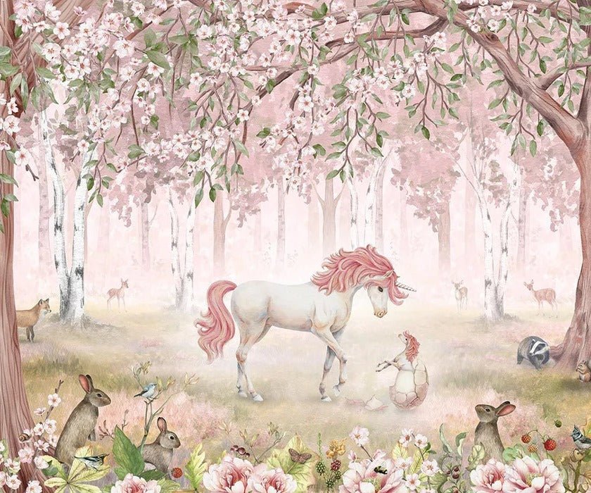 Pink fairy unicorn wallpaper