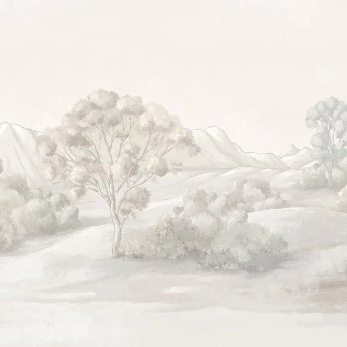 Poetic sepia landscape wallpaper