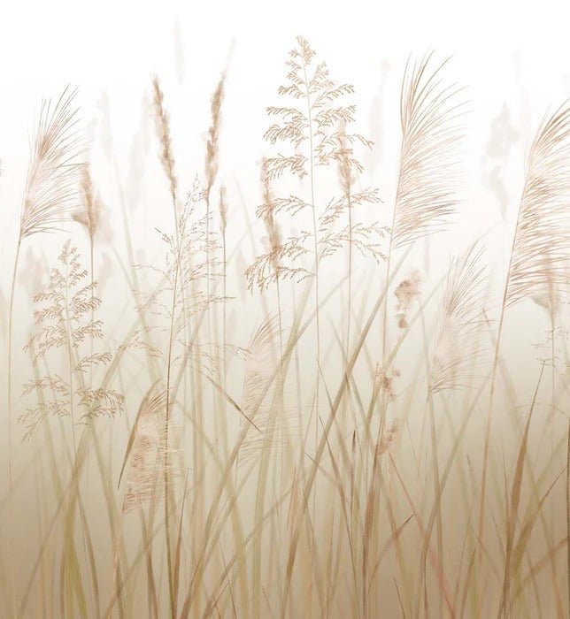 Wheat field flower wallpaper