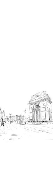 Monument du monde black and white wallpaper