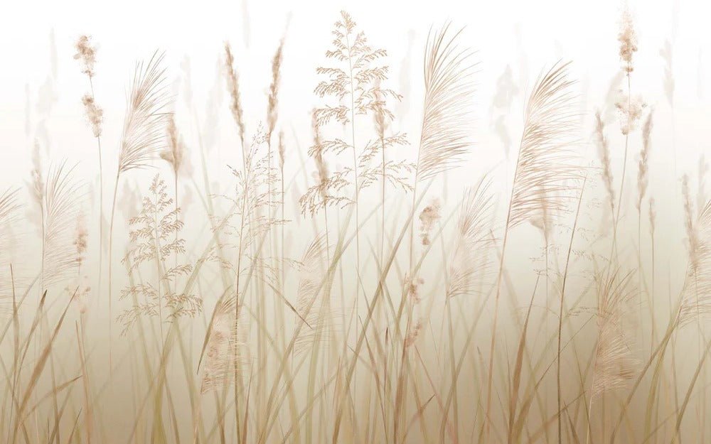 Wheat field flower wallpaper