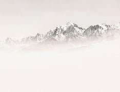 Misty morning wallpaper Mont Blanc
