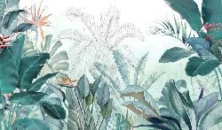 Quintessence tropical panoramic wallpaper