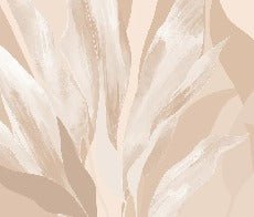 Beige floral wallpaper