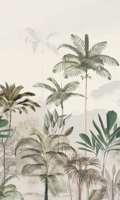 Papier peint panoramique jungle eden vert, XXL, tendance