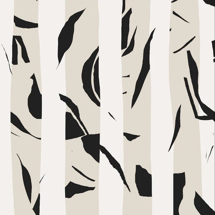 Bichrome stripe wallpaper