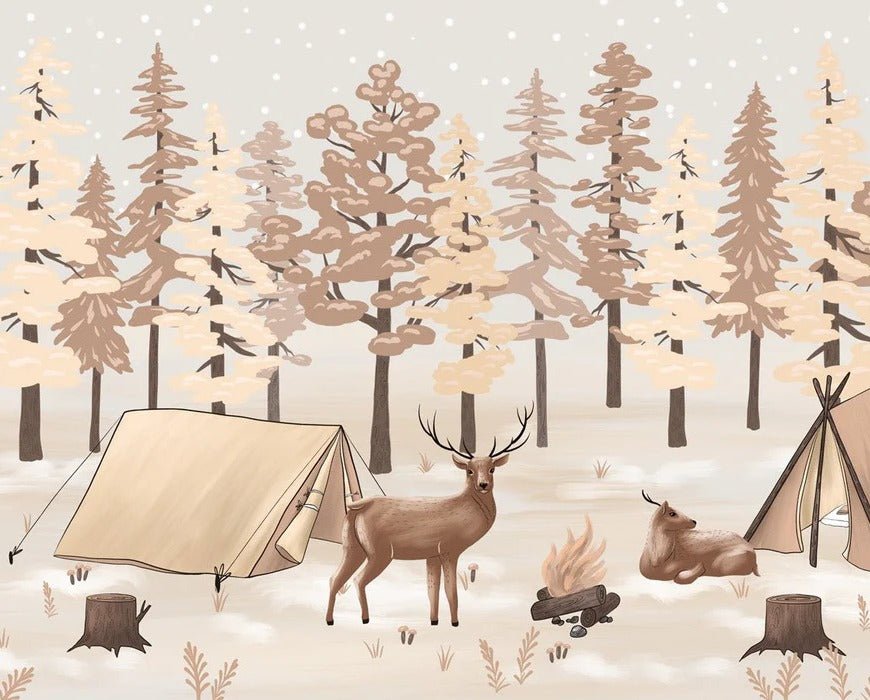 Scandinavian children's wallpaper Swedish fairyland